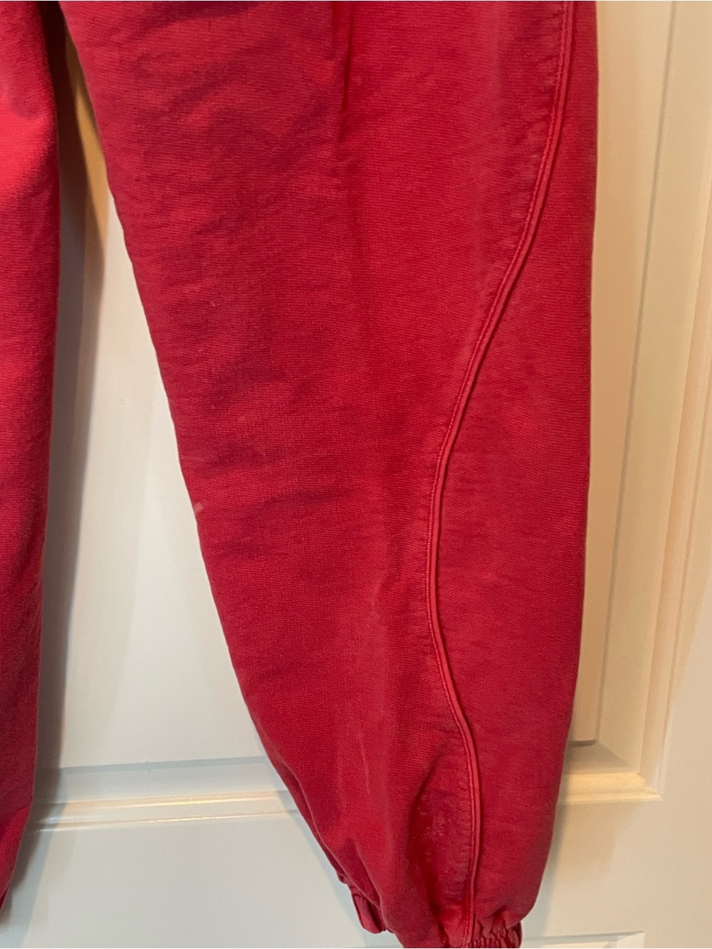 Free People Red Elastic Waist Jogger - Picture 3 of 13